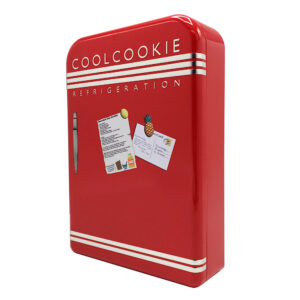 Geschenkdose Kühlschrank rot - Aufbewahrungsdose