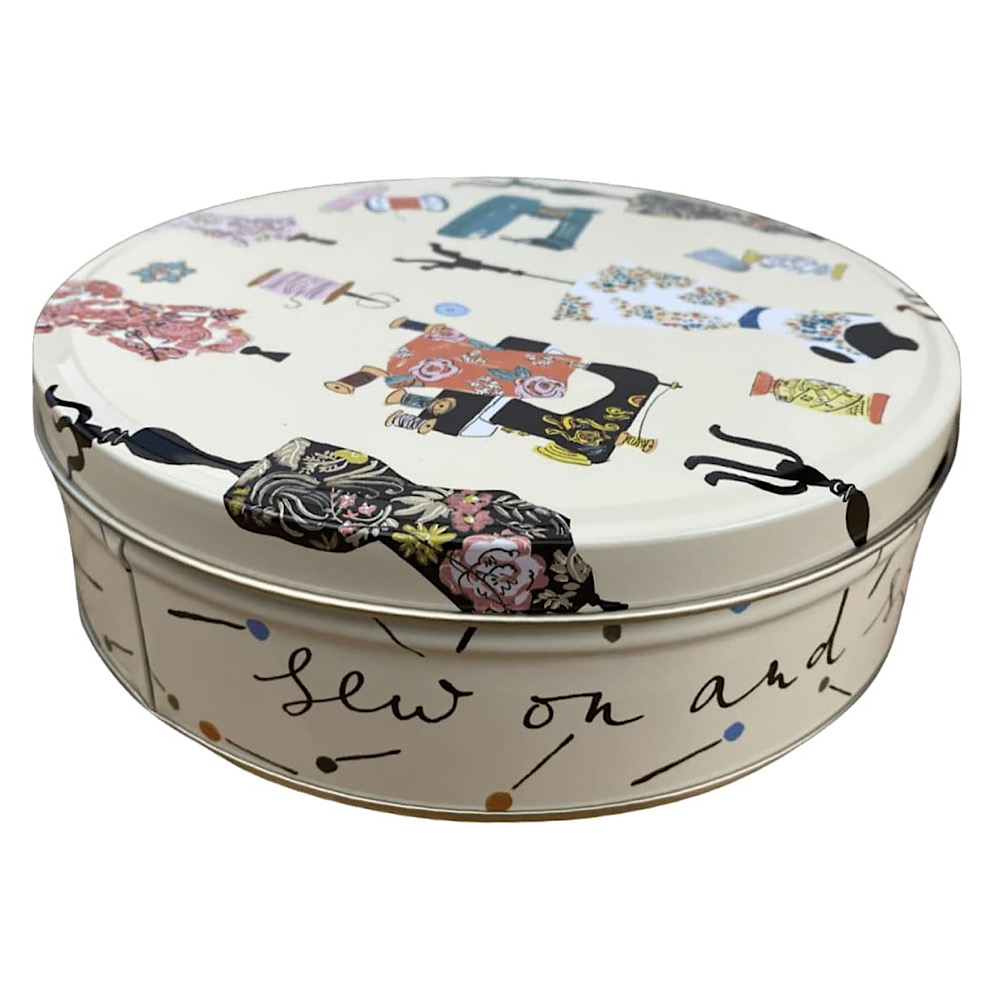runde Dosen - Motiv Sewing Cake Tin, Bonbonsdose – Bild 3