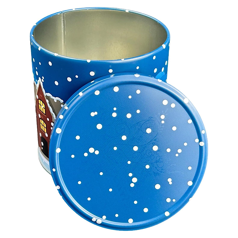 runde Lebkuchendose mit Wintermotiv – Bild 6