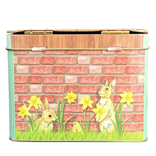 Sideboard Ostern - die aufklappbare Rückwand gibt der Dose eine sehr dekorative und zusätzliche Dimension – Bild 6