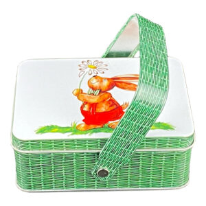 Hasenkorb Grün - Geschenkdose