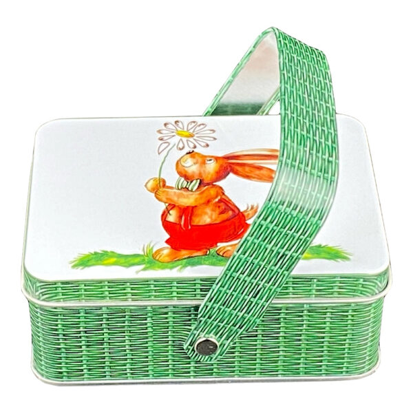 Hasenkorb Grün - Geschenkdose